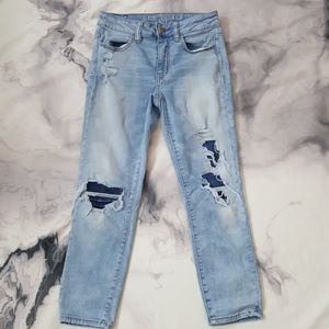 High rise AE capri jeggings